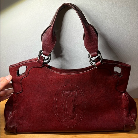Vintage Cartier leather bag - Picture 8 of 12